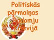 Prezentācija 'Politiskās pārmaiņas Padomju Krievijā', 1.