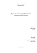 Referāts 'Mugurkaula deformācijas profilakse jauniešiem', 1.