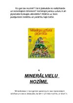 Konspekts 'Vitamīnu, minerālvielu, uzturvielu un ūdens nozīme dabā', 5.
