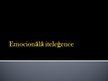 Prezentācija 'Emocionālā ineliģence', 1.