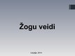 Prezentācija 'Žogu veidi', 1.