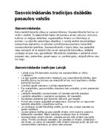 Konspekts 'Sasveicināšanās dažādās pasaules valstīs', 1.