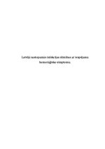 Referāts 'Latvijā sastopamās infekcijas slimības ar iespējamu hemorāģisko simptomu', 1.