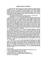 Konspekts 'Angļu renesanses literatūra', 1.