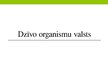 Prezentācija 'Dzīvo organismu valsts', 1.