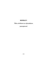 Referāts 'Vides attīrīšanas un atjaunošanas pamatprocesi', 1.