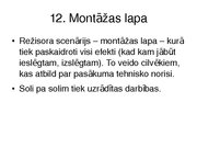 Konspekts 'Pasākumu organizācija', 12.