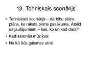 Konspekts 'Pasākumu organizācija', 13.