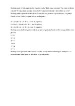 Konspekts 'Integrēta stunda 3.klasei ar matemātikas dominanti', 2.