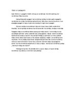 Eseja 'Kaķis un papagailis', 1.