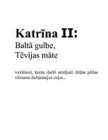 Konspekts 'Katrīna II', 1.