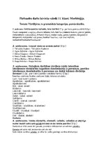 Paraugs 'Pārbaudes darbs latviešu valodā 11. klasei. Morfoloģija.', 1.