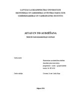 Referāts 'Aitas un to audzēšana Latvijā', 1.