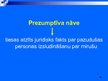 Prezentācija 'Personas dzīves vieta. Personas izsludināšana par mirušu', 18.