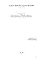 Konspekts 'Psihoseksuālās attīstības teorija', 1.