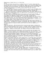 Eseja 'Globalization', 1.