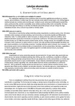 Referāts 'Latvijas ekonomika', 1.
