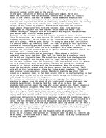 Eseja 'Education', 1.