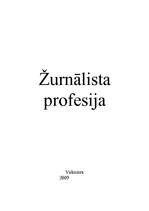 Konspekts 'Žurnālista karjeras kāpnes', 1.