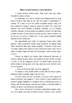 Eseja 'Mans novads Kurzeme, mana dzimtene', 1.