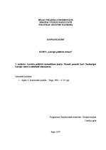 Konspekts 'Latviešu politiskā nacionālisma ģenēze. Pirmais pasaules karš. Neatkarīgas Latvi', 1.