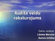 Prezentācija 'Audita veidu raksturojums', 1.
