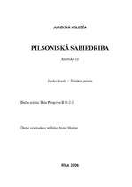 Referāts 'Pilsoniskā sabiedrība', 1.