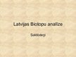 Prezentācija 'Latvijas biotopu analīze', 1.