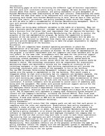 Eseja 'Business Development Needs: Riordan', 1.