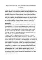 Eseja 'Recenzija par Vara Braslas filmu, Mihaila Kublinska teātra izrādi un Jāņa Jaunsu', 1.