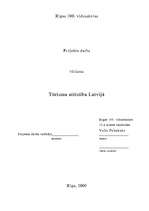 Referāts 'Tūrisma attīstība Latvijā', 1.