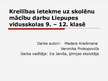 Prezentācija 'Kreilības ietekme uz skolēnu mācību darbu Liepupes vidusskolas 9. - 12. klasē', 1.