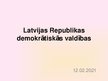 Prezentācija 'Latvijas Republikas demokrātiskās valdības', 1.
