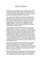 Eseja 'Kārlis Ulmanis', 1.