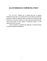 Eseja 'Etiķete - veiksmei un karjerai', 5.