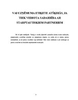 Eseja 'Etiķete - veiksmei un karjerai', 9.