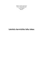 Konspekts 'Latviešu kormūzika - vēsture un mūsdienas', 1.
