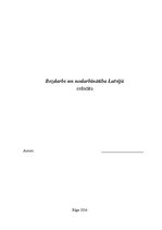 Referāts 'Bezdarbs un nodarbinātība Latvijā', 1.