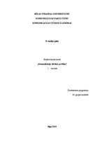 Konspekts 'Vārda brīvības ētiskie un tiesiskie aspekti', 1.