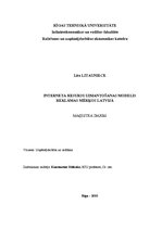 Diplomdarbs 'Interneta resursu izmantošanas modelis reklāmas mērķos Latvijā', 1.