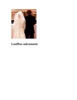 Referāts 'Svētie sakramenti', 12.