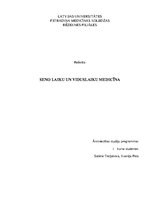 Referāts 'Seno laiku un viduslaiku medicīna', 1.