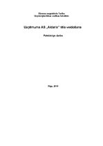 Eseja 'Uzņēmuma a/s "Aldaris" tēla veidošana', 1.