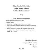 Eseja 'Mūsdienu kultūra un vara', 1.