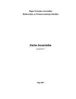 Konspekts 'Darba aizsardzība', 1.