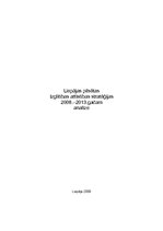 Referāts 'Liepājas pilsētas izglītības attīstības stratēģijas 2008.-2013.gadam analīze', 1.
