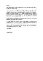 Eseja 'Letter of Complaint', 1.