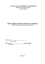 Referāts 'Cieto grīdas segumu kopšanas mašīnas', 1.