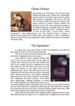 Eseja 'Charles Dickens "The Signalmen"', 1.
