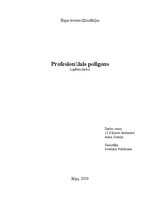 Referāts 'Profesionālais poligons', 1.